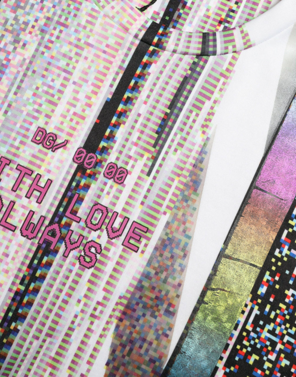 Dolce & Gabbana Multicolor With Love Always Print T-Shirt
