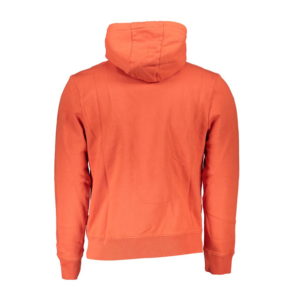 Napapijri Schickes rosa Fleece-Sweatshirt mit Kapuze