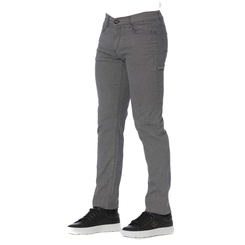Trussardi Jeans Graue Baumwolle Männer Hose