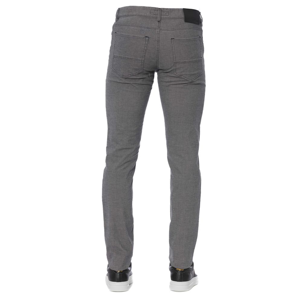 Trussardi Jeans Graue Baumwolle Männer Hose