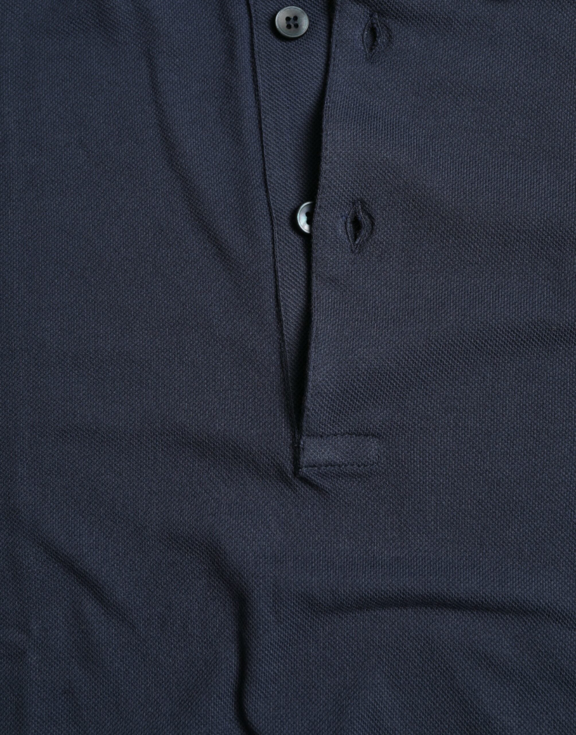 Dolce & Gabbana Blaues Crown Patch Baumwoll-Polo-T-Shirt mit Kragen für Männer