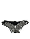 Dolce & Gabbana Silver Polyester Stretch Top