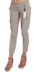 Dolce & Gabbana Casual Fitted Khaki Trousers Pants