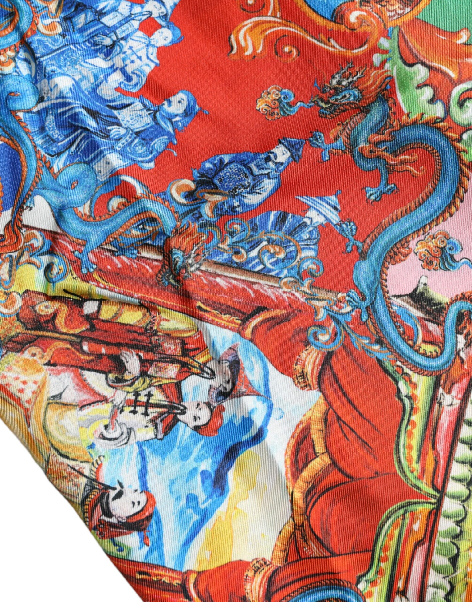 Dolce & Gabbana Mehrfarbig gemustertes Button Down Freizeithemd