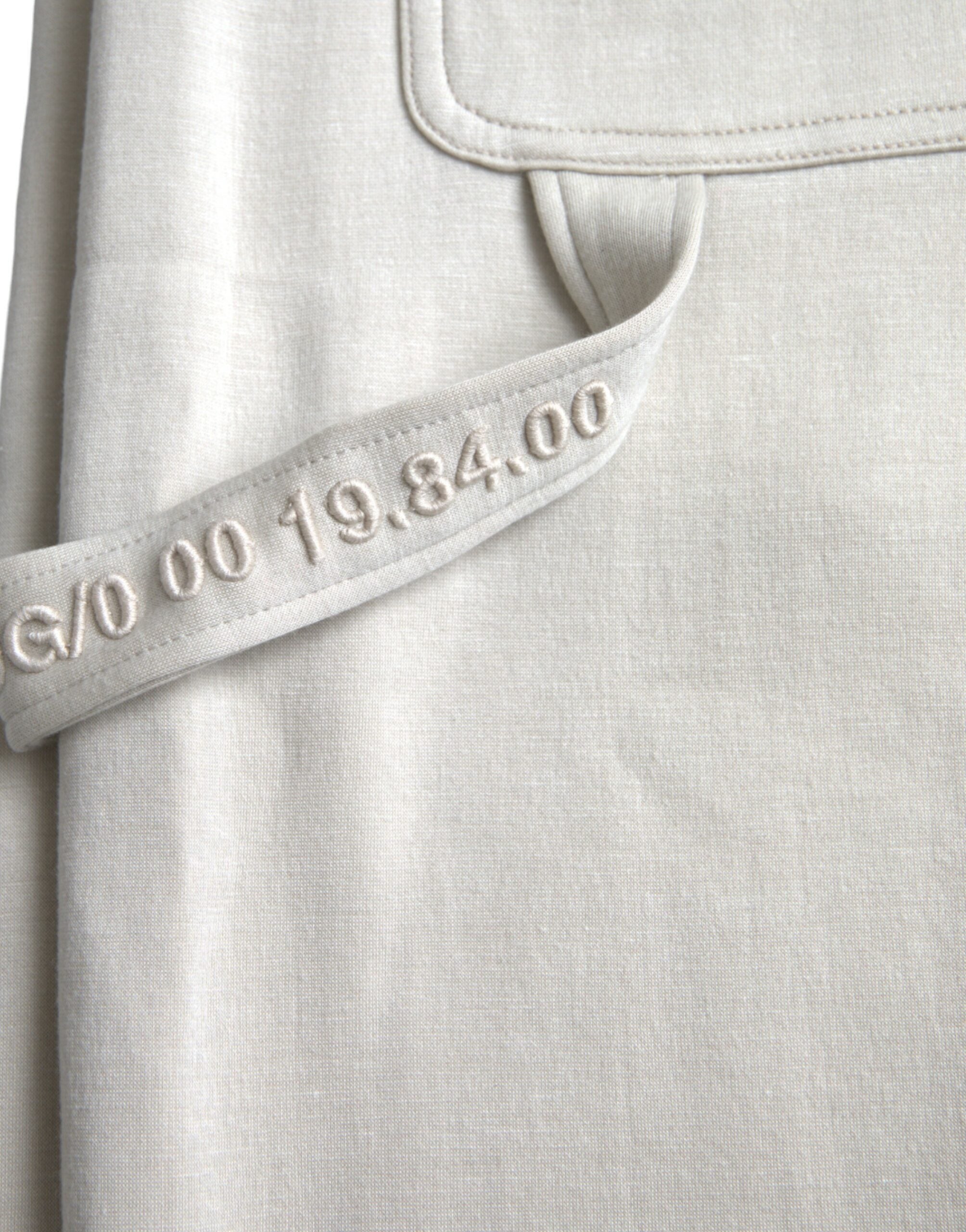 Dolce & Gabbana Weiße Viskose-Cargo-Jogger-Sweatpants-Hose