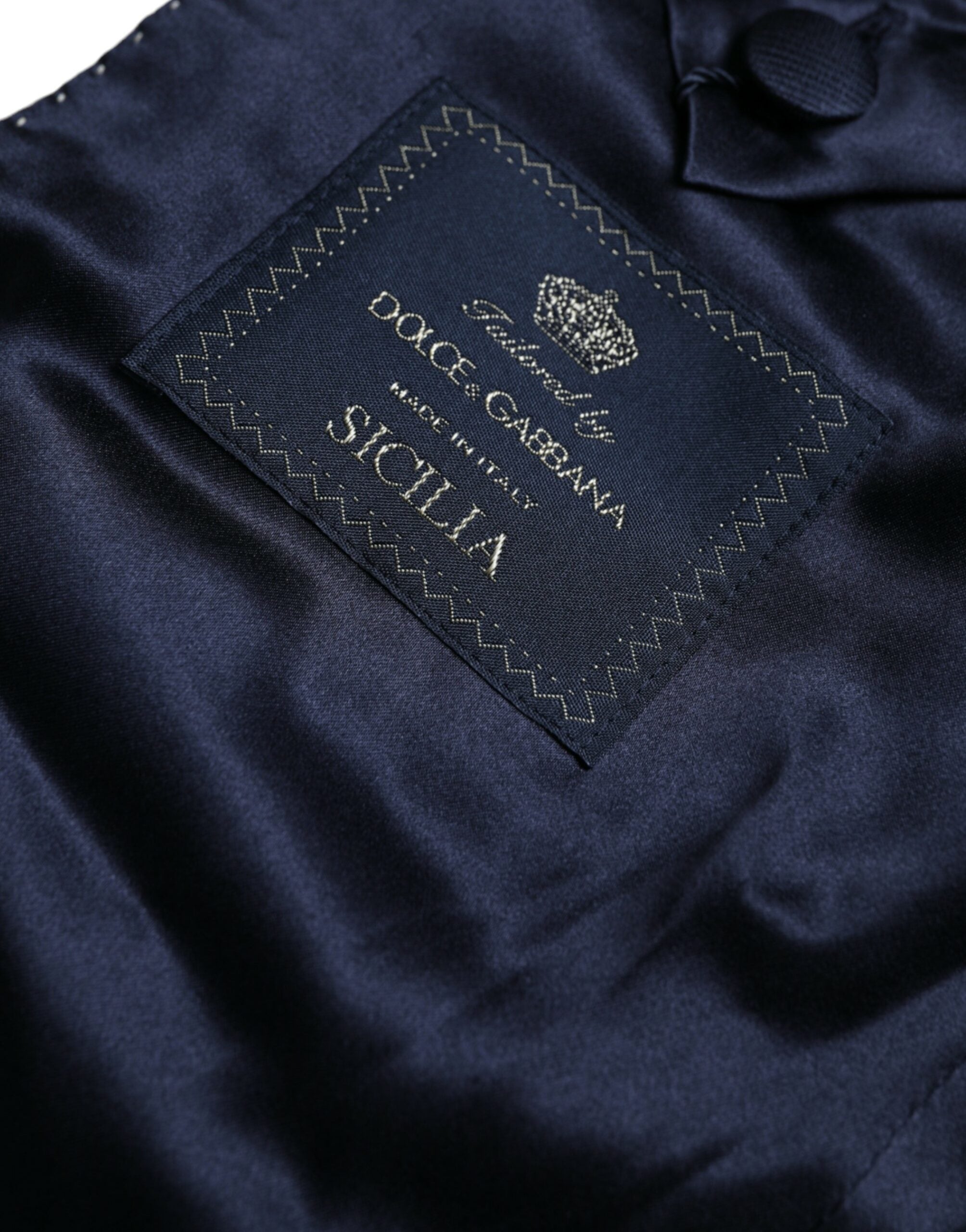 Dolce & Gabbana Gold SICILIA Jacquard-Mantel einreihig Blazer