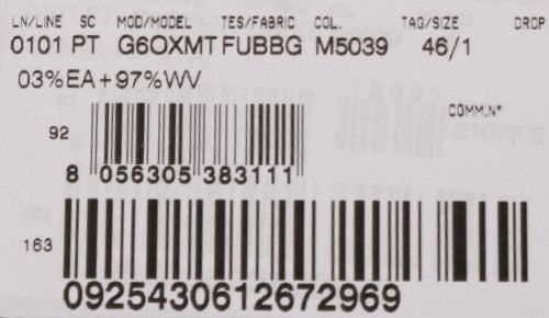 Dolce & Gabbana Lila Wolle Stretch Formal Hose