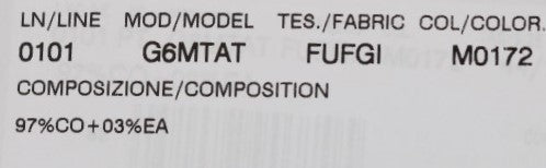 Dolce & Gabbana Braune Stretch-Baumwollhosen