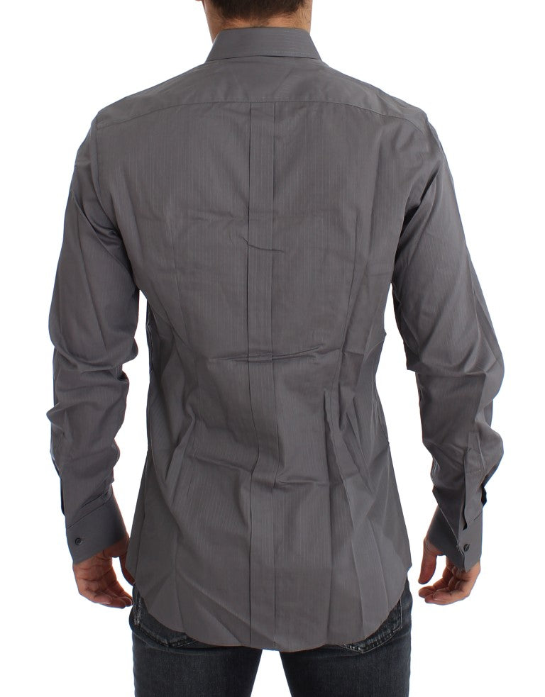 Dolce & Gabbana Lila Torero GOLD Slim Fit Kleid Hemd