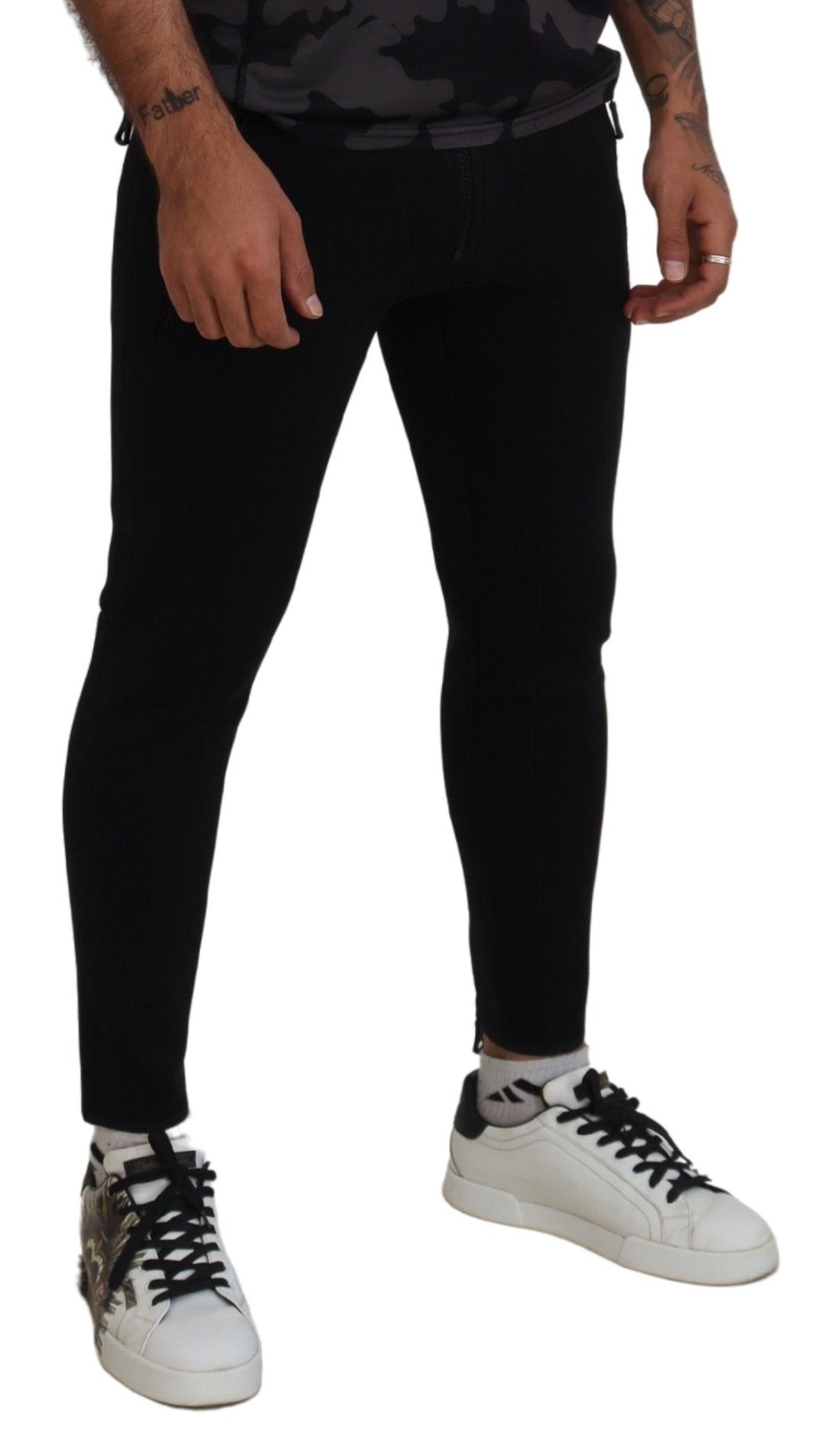 Dsquared² Rücken Polyamid Slim Fit Hose mit Logodruck