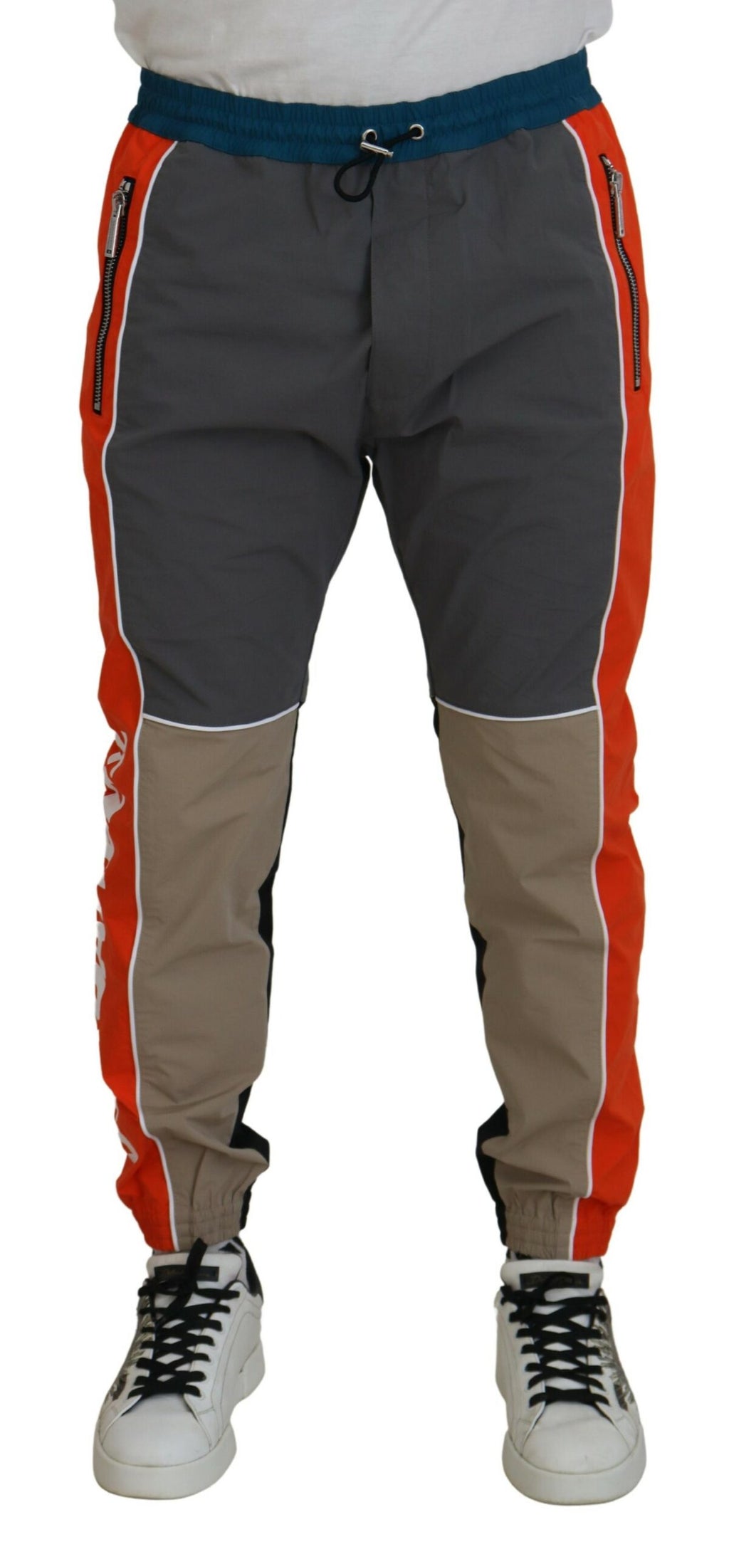 Dsquared² Multicolor Patchwork-Jogginghose aus Baumwolle