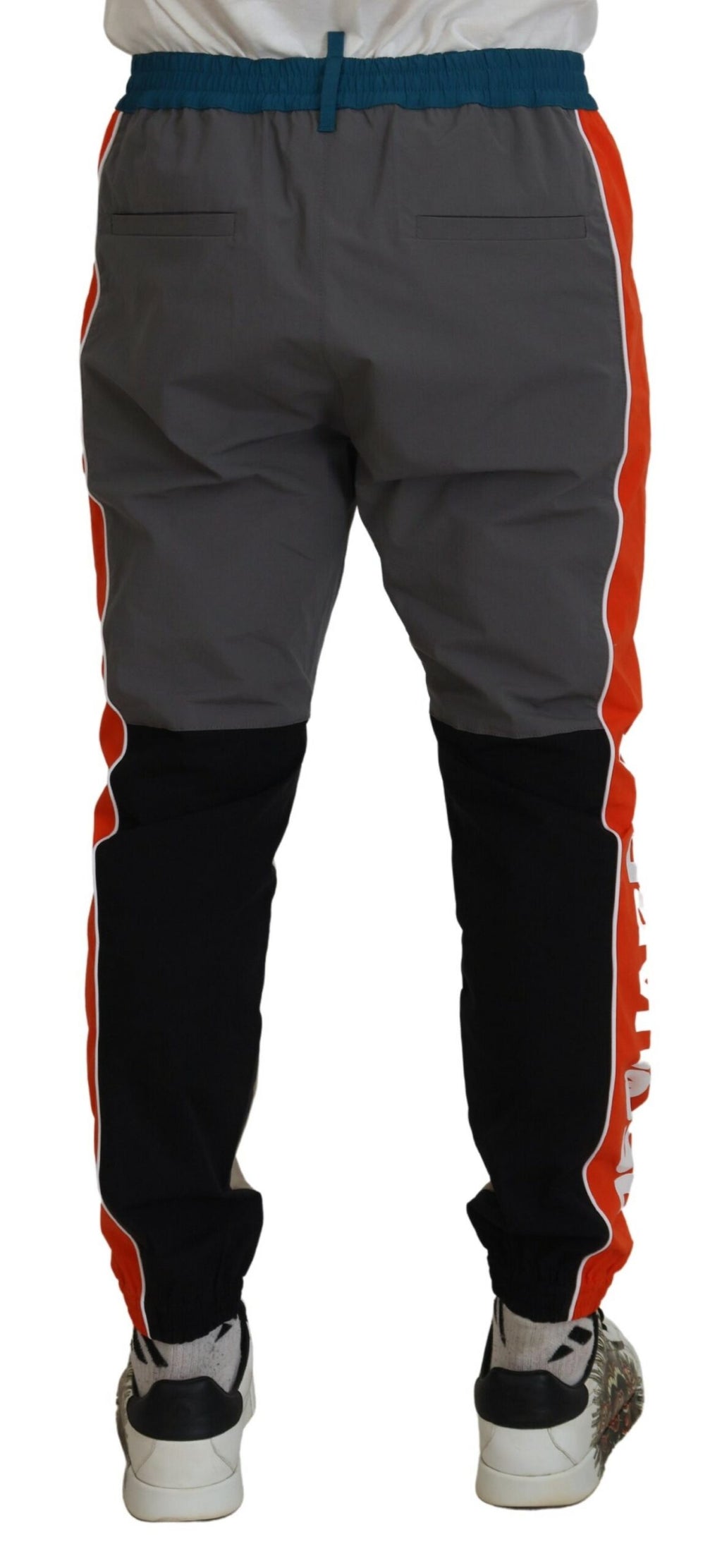 Dsquared² Multicolor Patchwork-Jogginghose aus Baumwolle