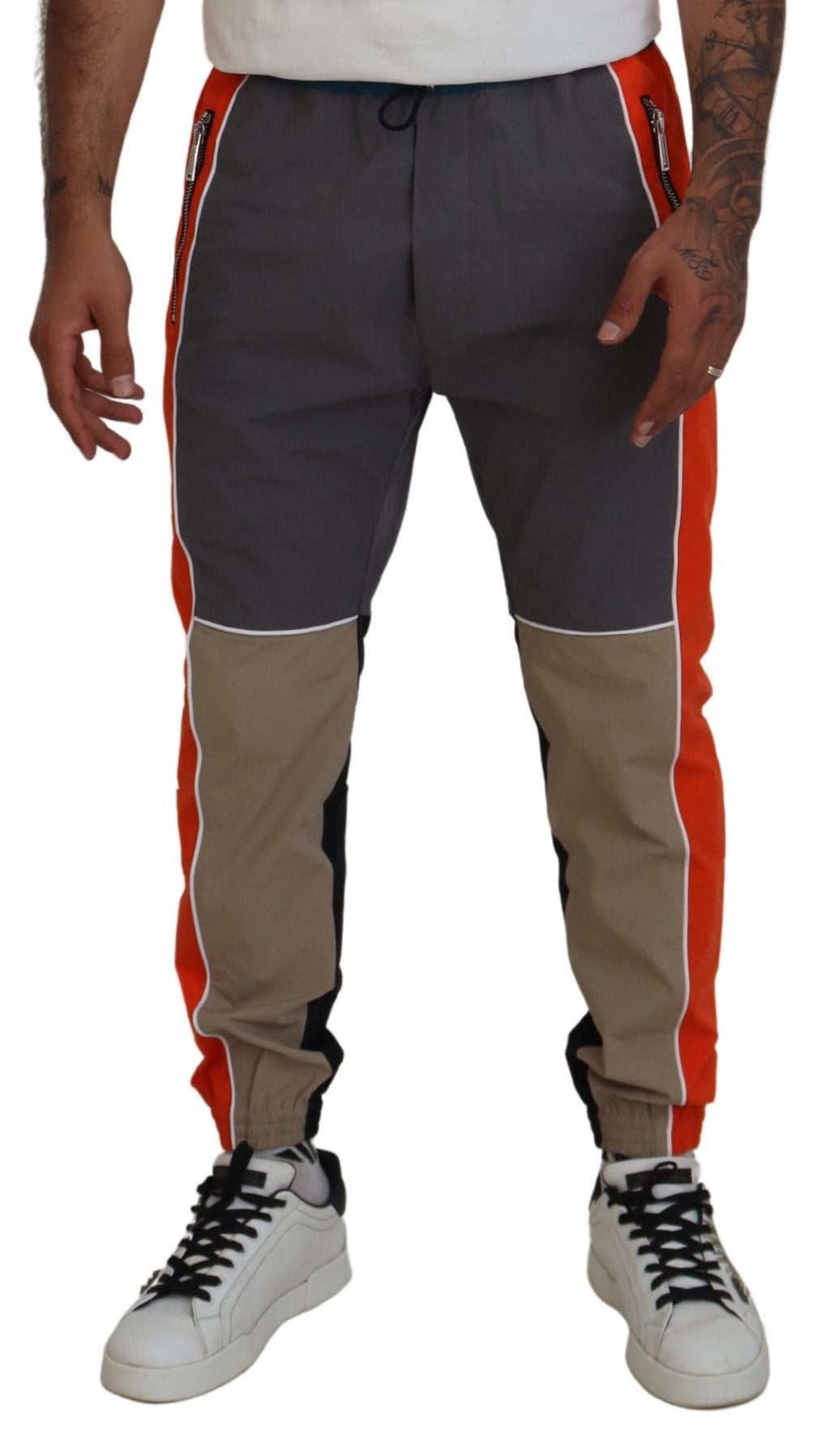 Dsquared² Multicolor Patchwork-Jogginghose aus Baumwolle