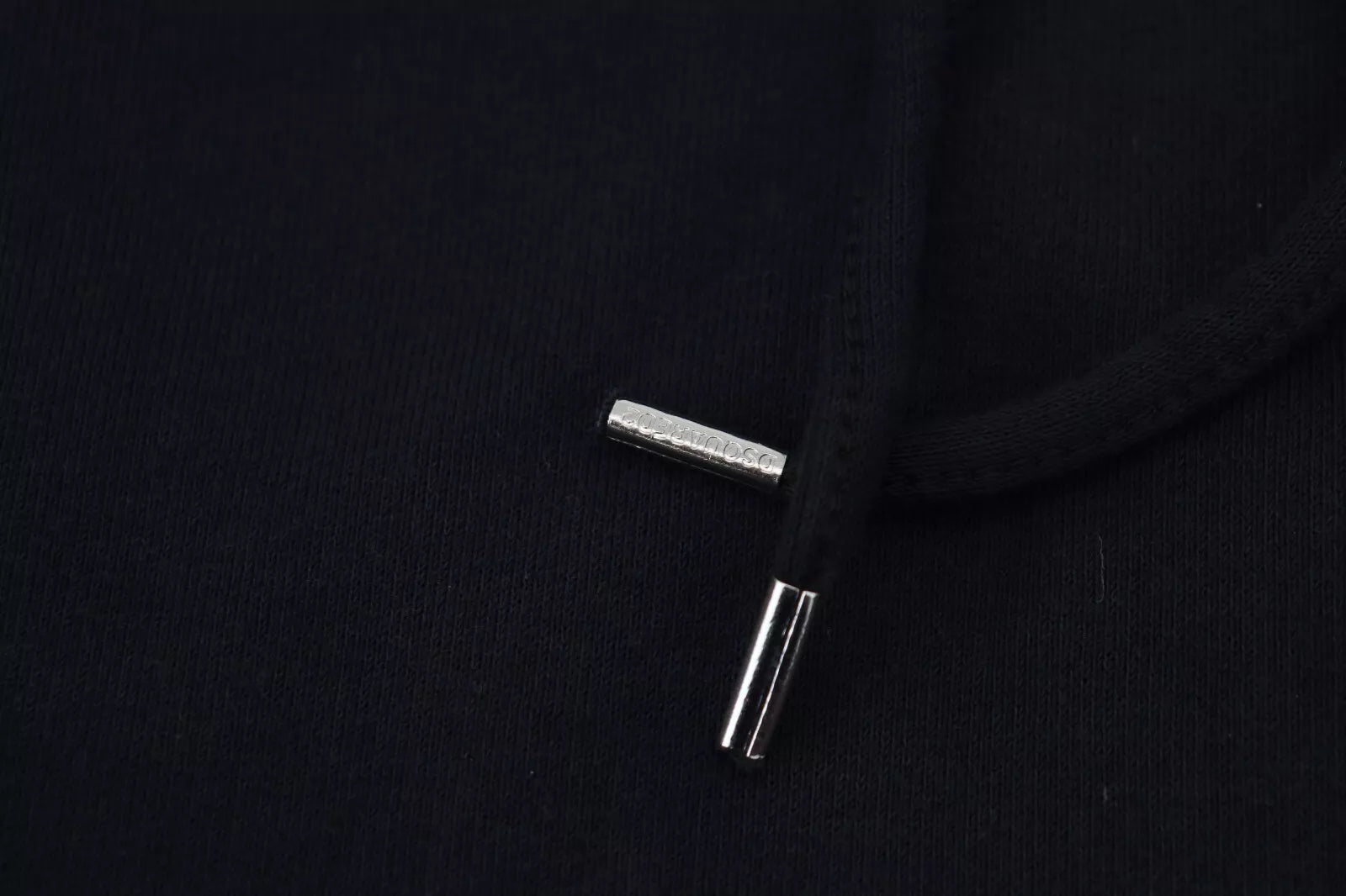 Dsquared² Schwarzes Tie Dye Baumwoll Sweatshirt mit Kapuze Pullover