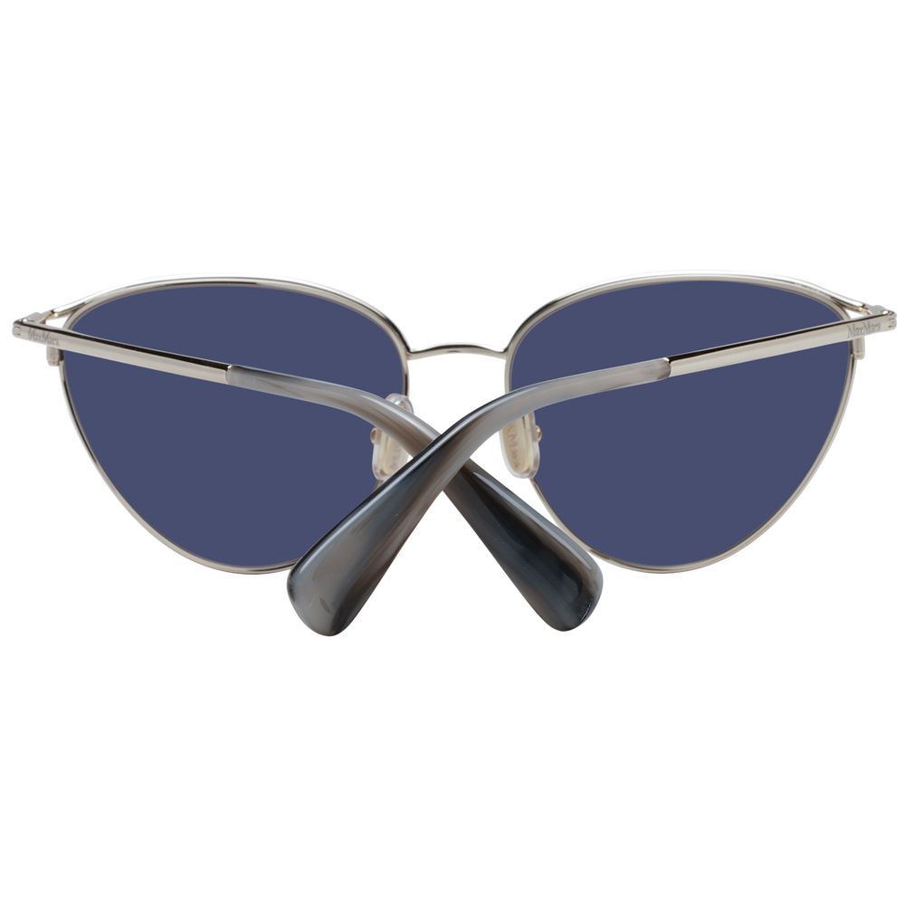 Max Mara Silberne Metall-Sonnenbrille