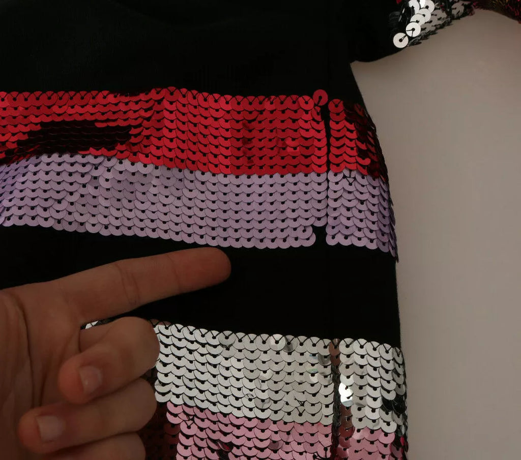 Dolce & Gabbana DG Pailletten Pullover mit Kapuze