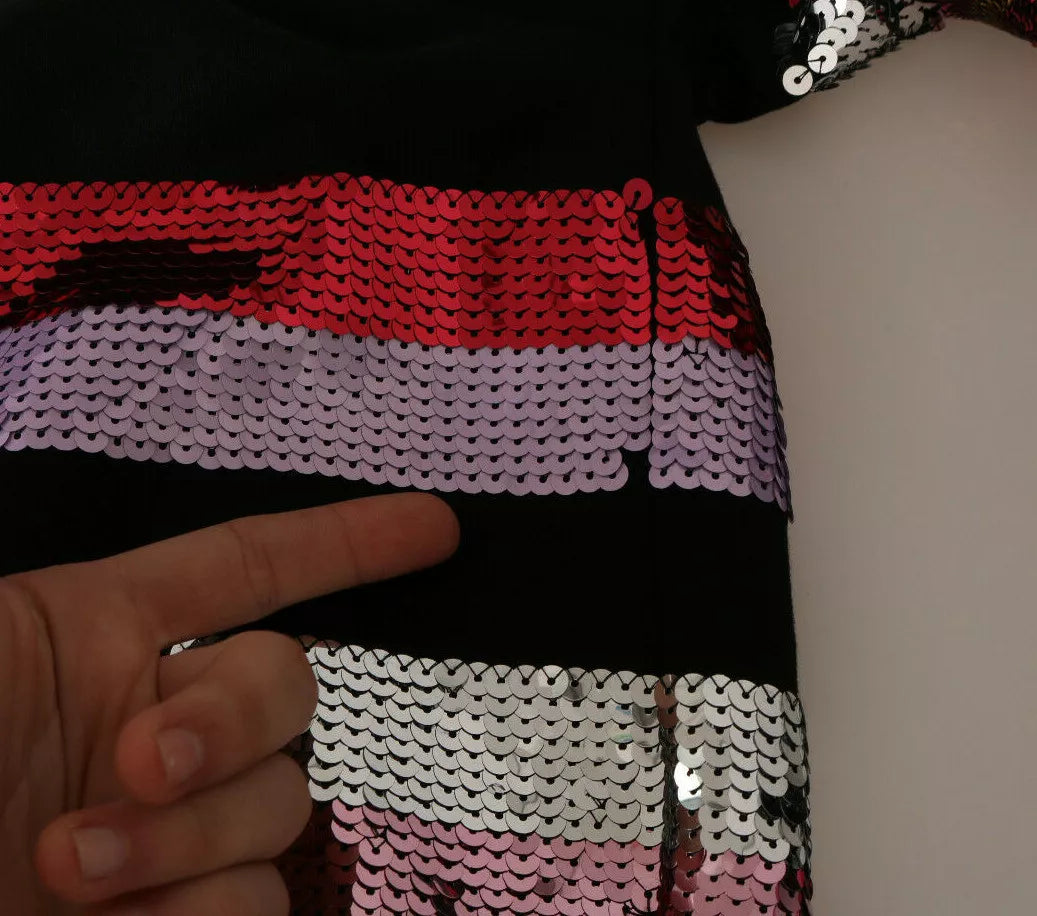 Dolce & Gabbana DG Pailletten Pullover mit Kapuze