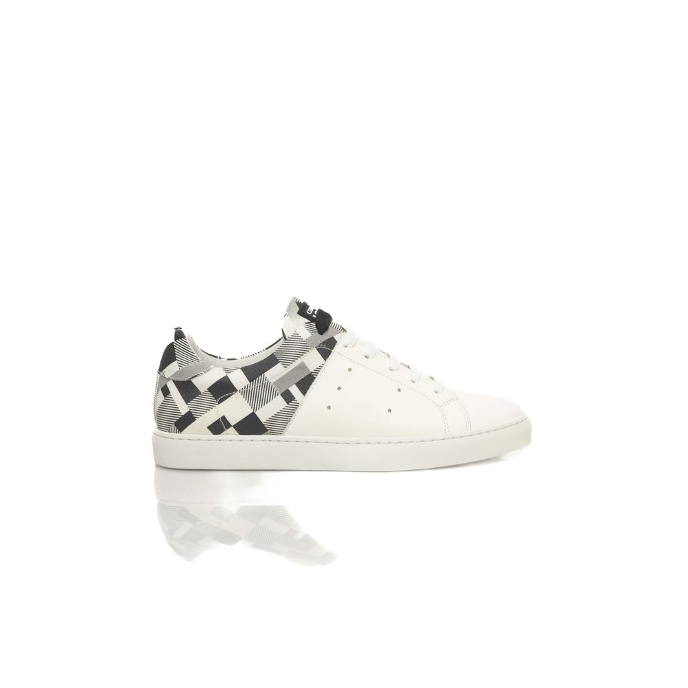 Cerruti 1881 Weißes Kalbsleder Herren Sneaker