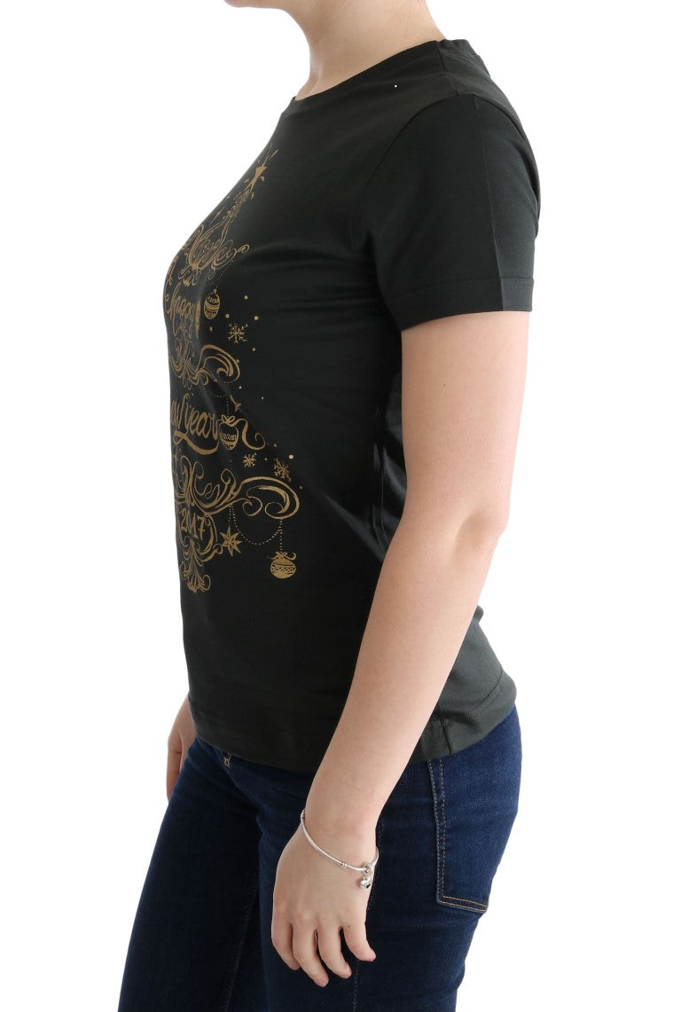 Dolce & Gabbana Grünes Baumwolle 2017 Motiv T-Shirt