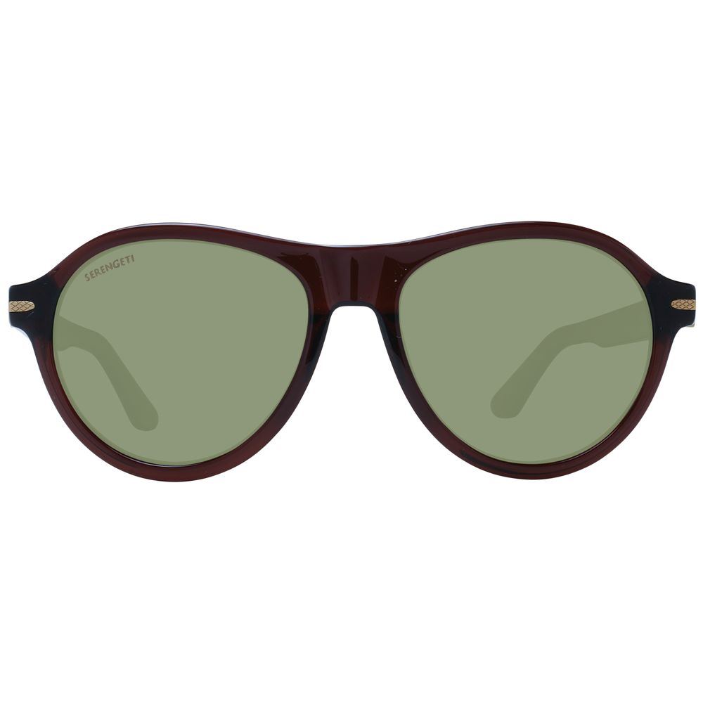 Serengeti Braune Sonnenbrille aus Acetat
