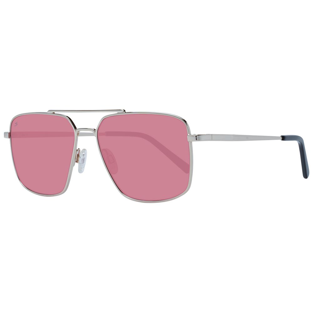Serengeti Silberne Metall-Sonnenbrille