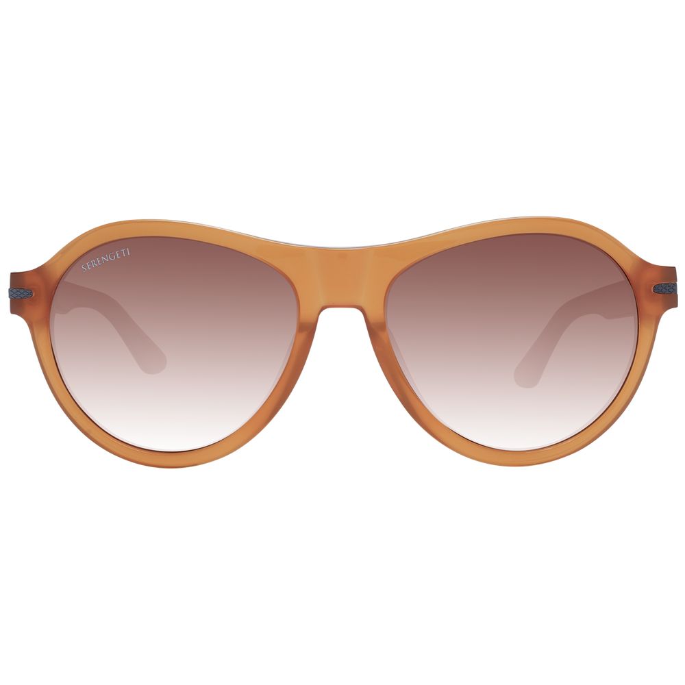 Serengeti Braune Sonnenbrille aus Acetat