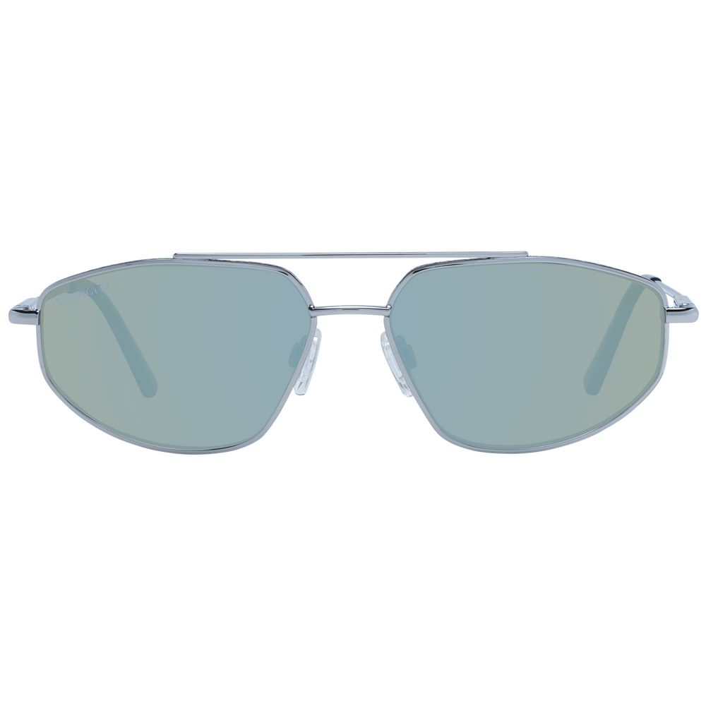 Serengeti Silberne Metall-Sonnenbrille