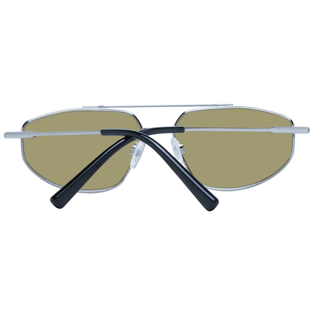 Serengeti Silberne Metall-Sonnenbrille