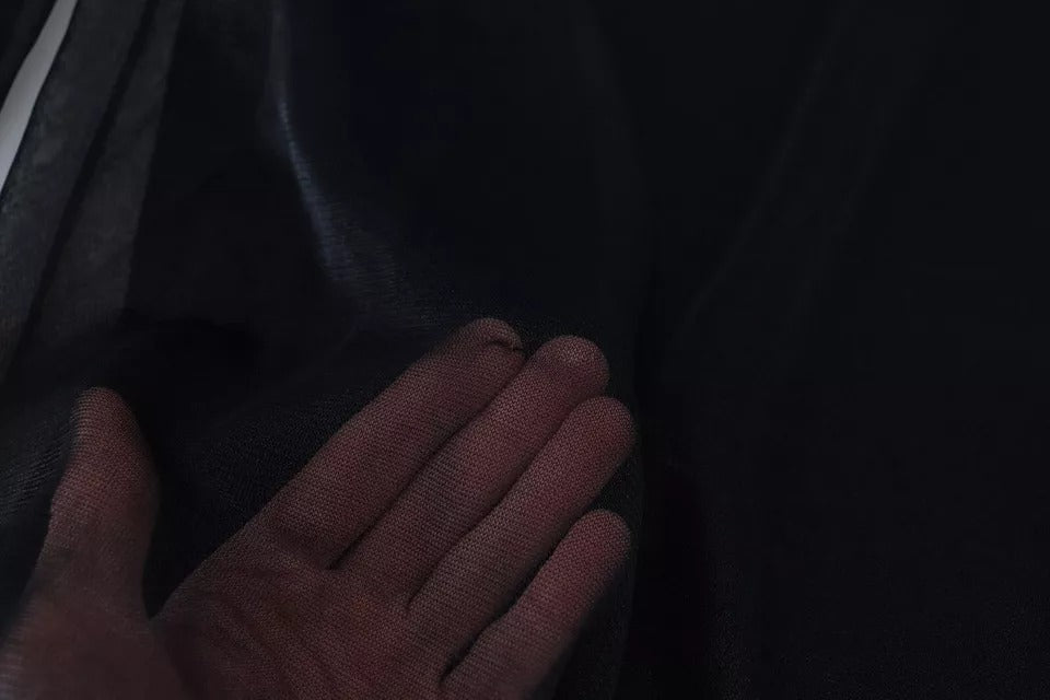 Dolce & Gabbana Schwarzer Polyester Logo Herren Pullover Sweater