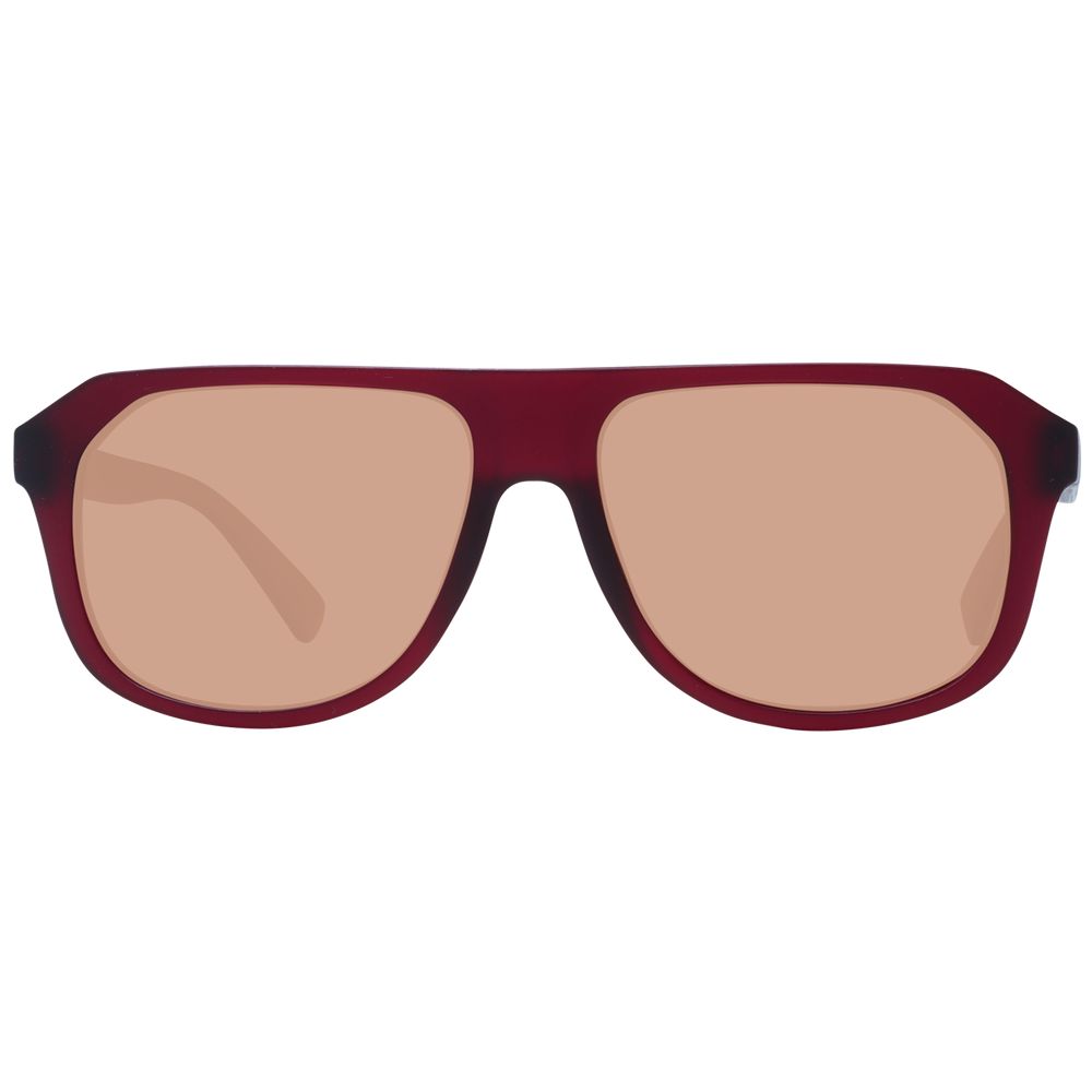 Serengeti Burgunderfarbene Sonnenbrille aus Eco-Nylon