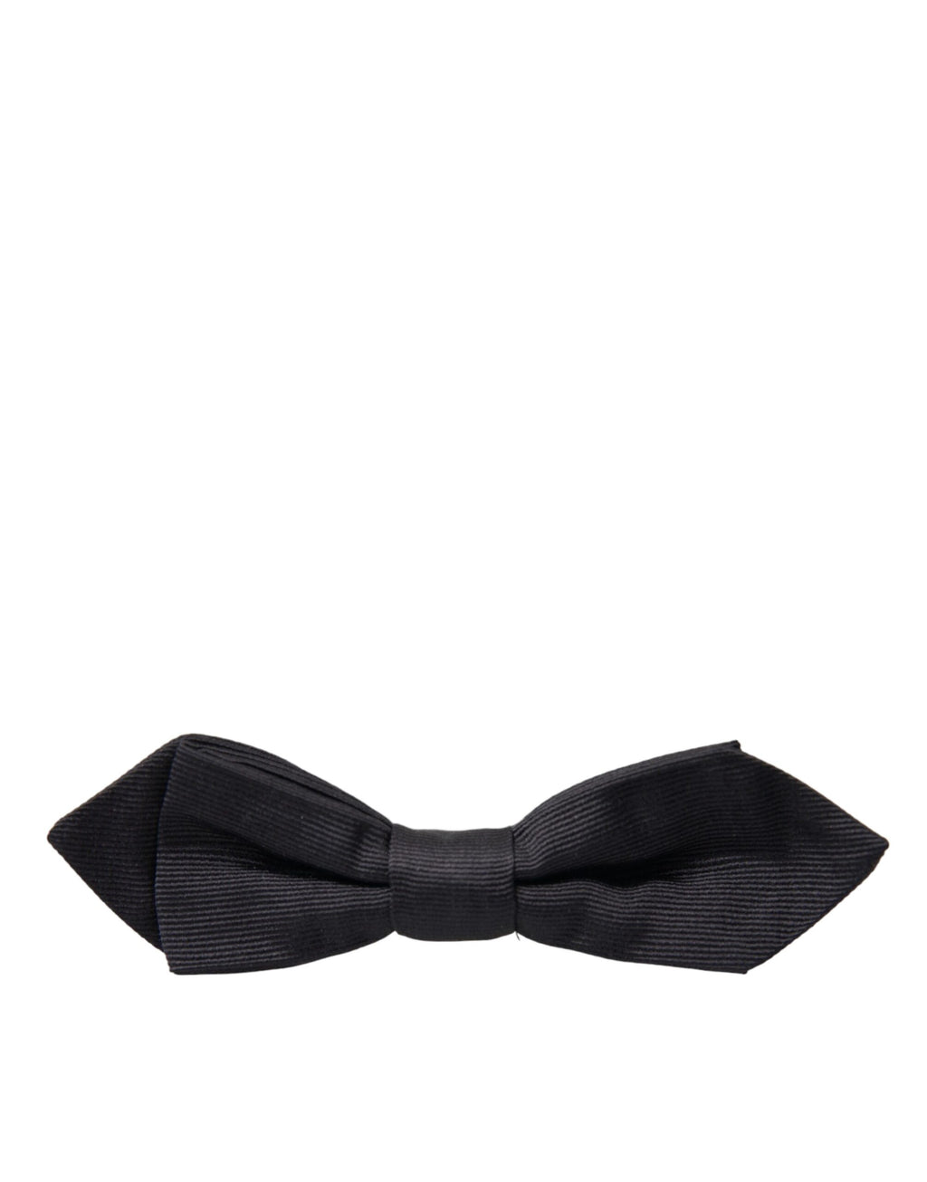 Dolce & Gabbana Schwarze Seide Verstellbare Hals Männer Fliege