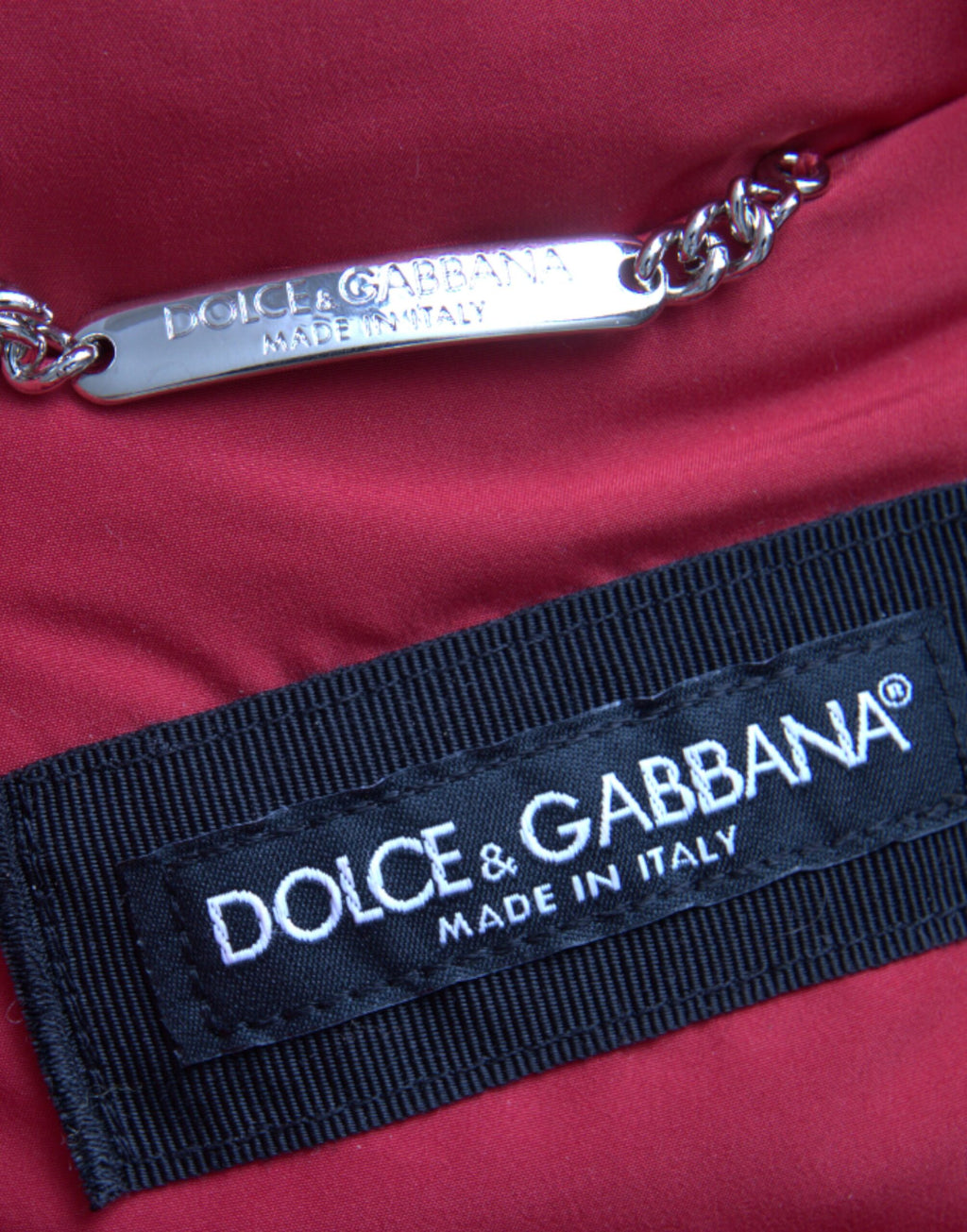 Dolce & Gabbana Multicolor gesteppte Kapuzen-Pufferjacke