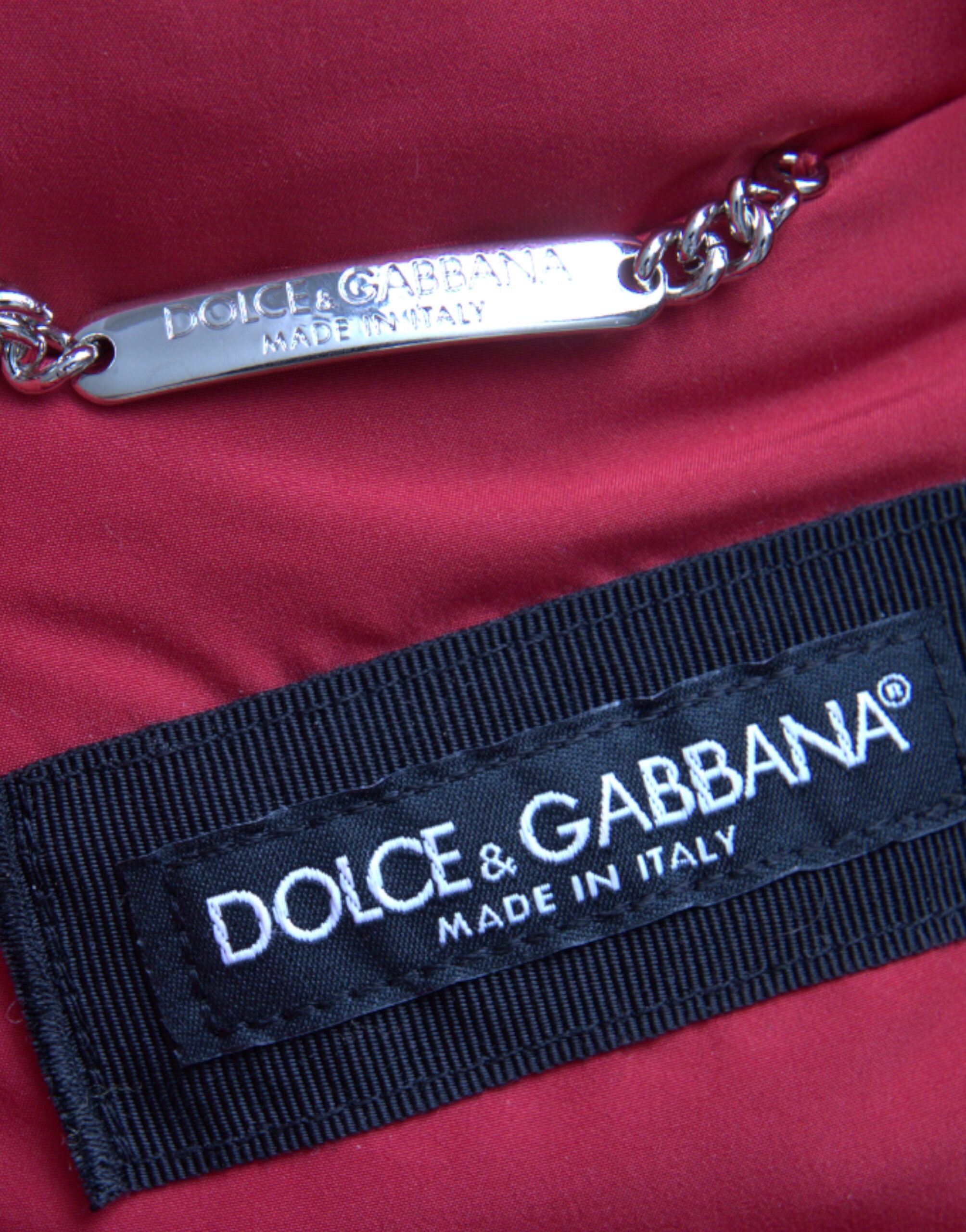 Dolce & Gabbana Multicolor gesteppte Kapuzen-Pufferjacke