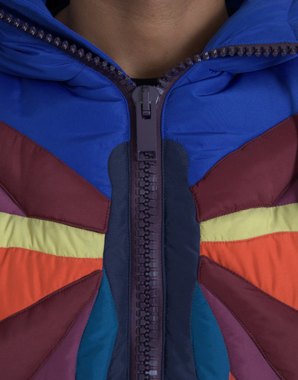 Dolce & Gabbana Multicolor Schmetterling Kapuzen-Pufferjacke