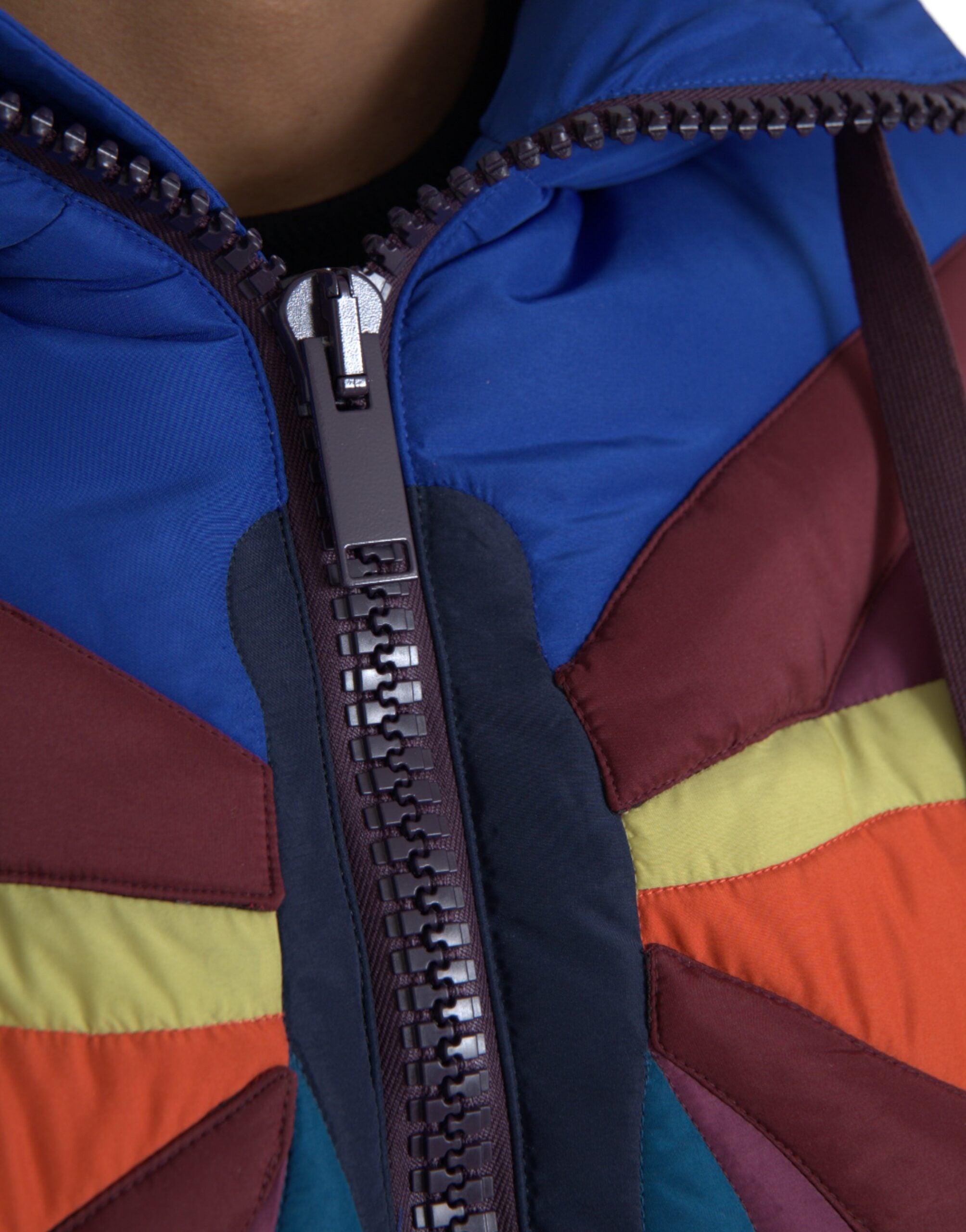 Dolce & Gabbana Multicolor Schmetterling Kapuzen-Pufferjacke