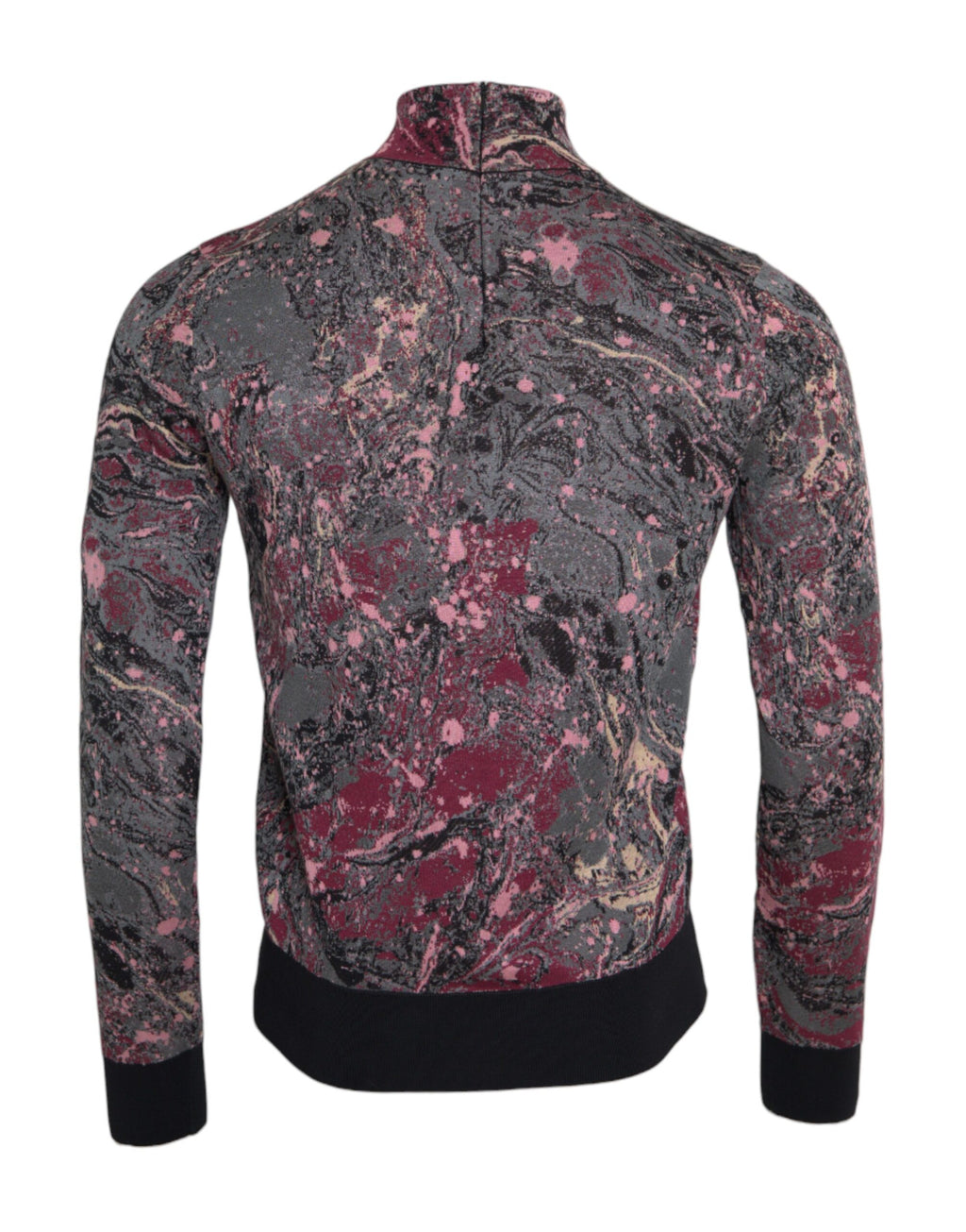 Dolce & Gabbana Multicolor Grafik Rollkragenpullover für Männer