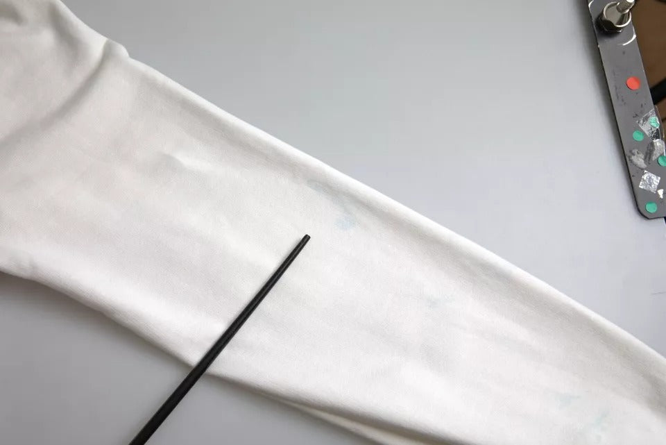 Dolce & Gabbana Weißer Kapuzenpullover aus Baumwolle von Caesar