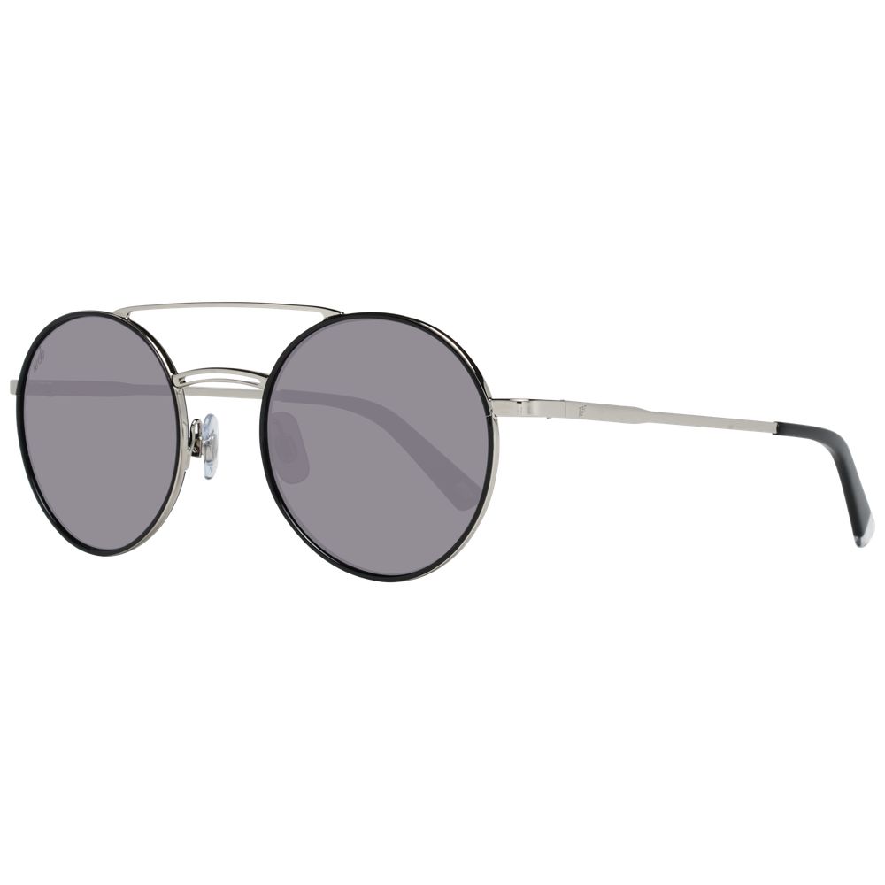 Web Silberne Metall-Sonnenbrille