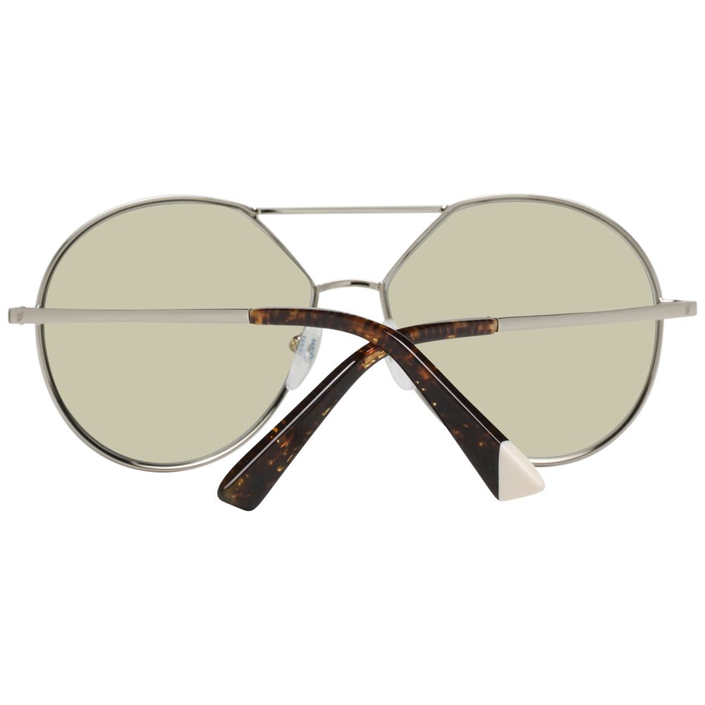 Web Goldfarbene Sonnenbrille mit Metallrahmen