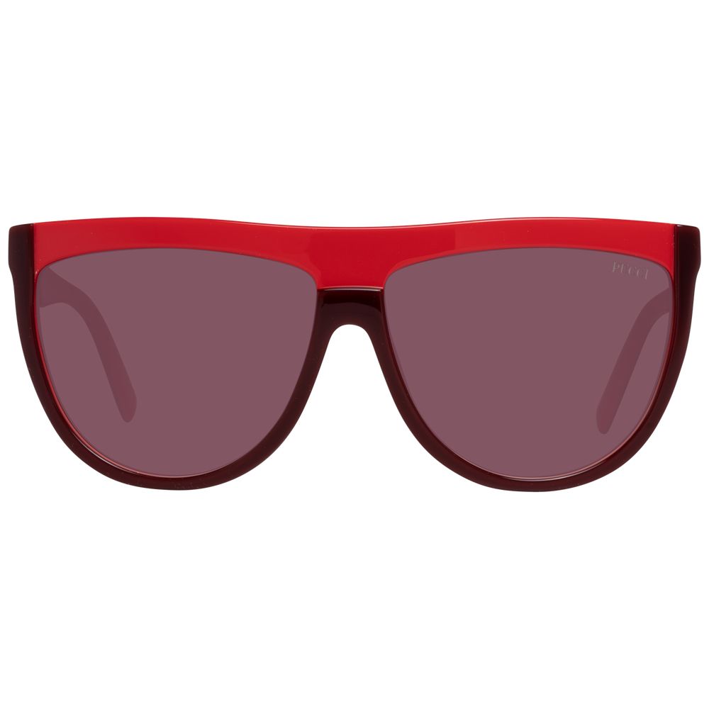 Emilio Pucci Burgundy Frauen Sonnenbrille