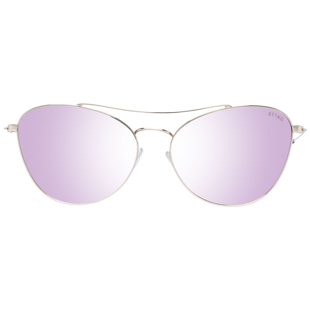 Sting Goldfarbene Metall-Sonnenbrille