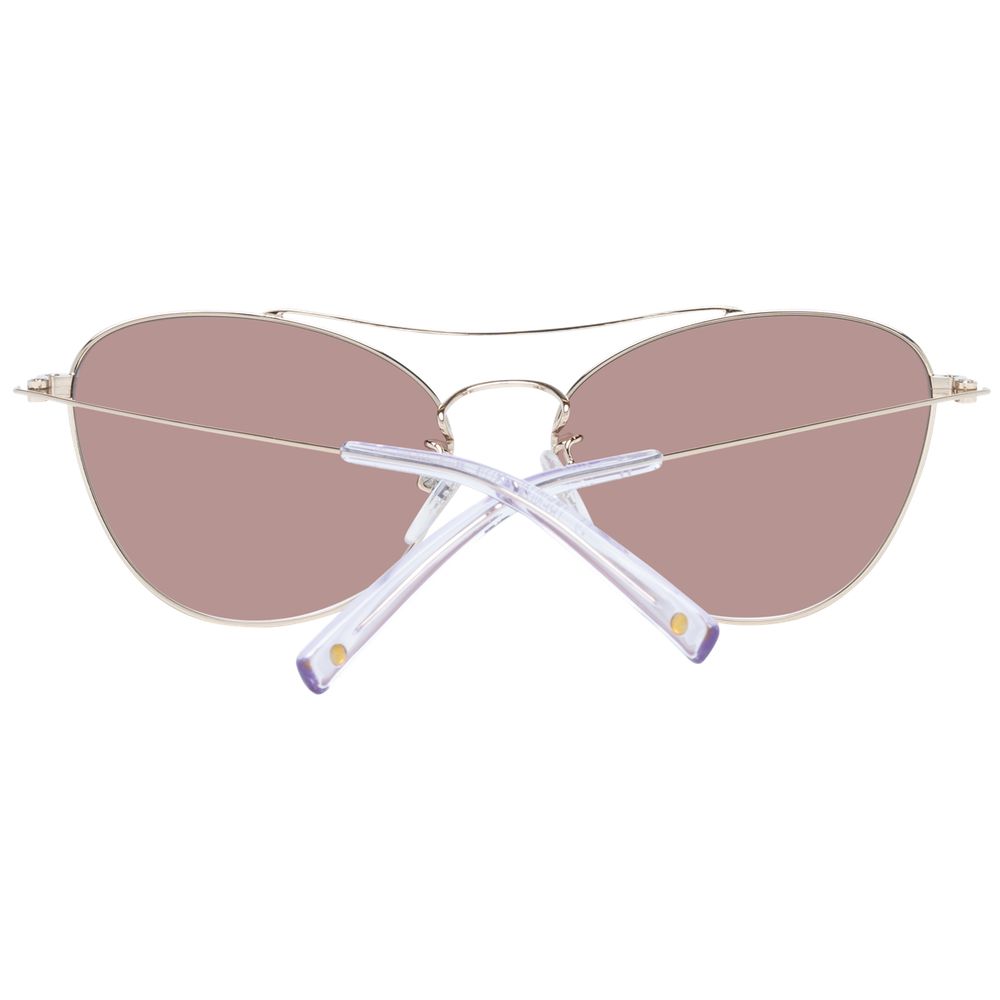 Sting Goldfarbene Metall-Sonnenbrille