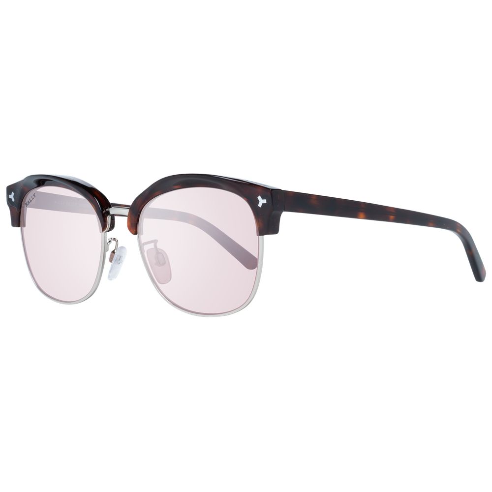 Bally Braune Metall- & Kunststoff-Sonnenbrille