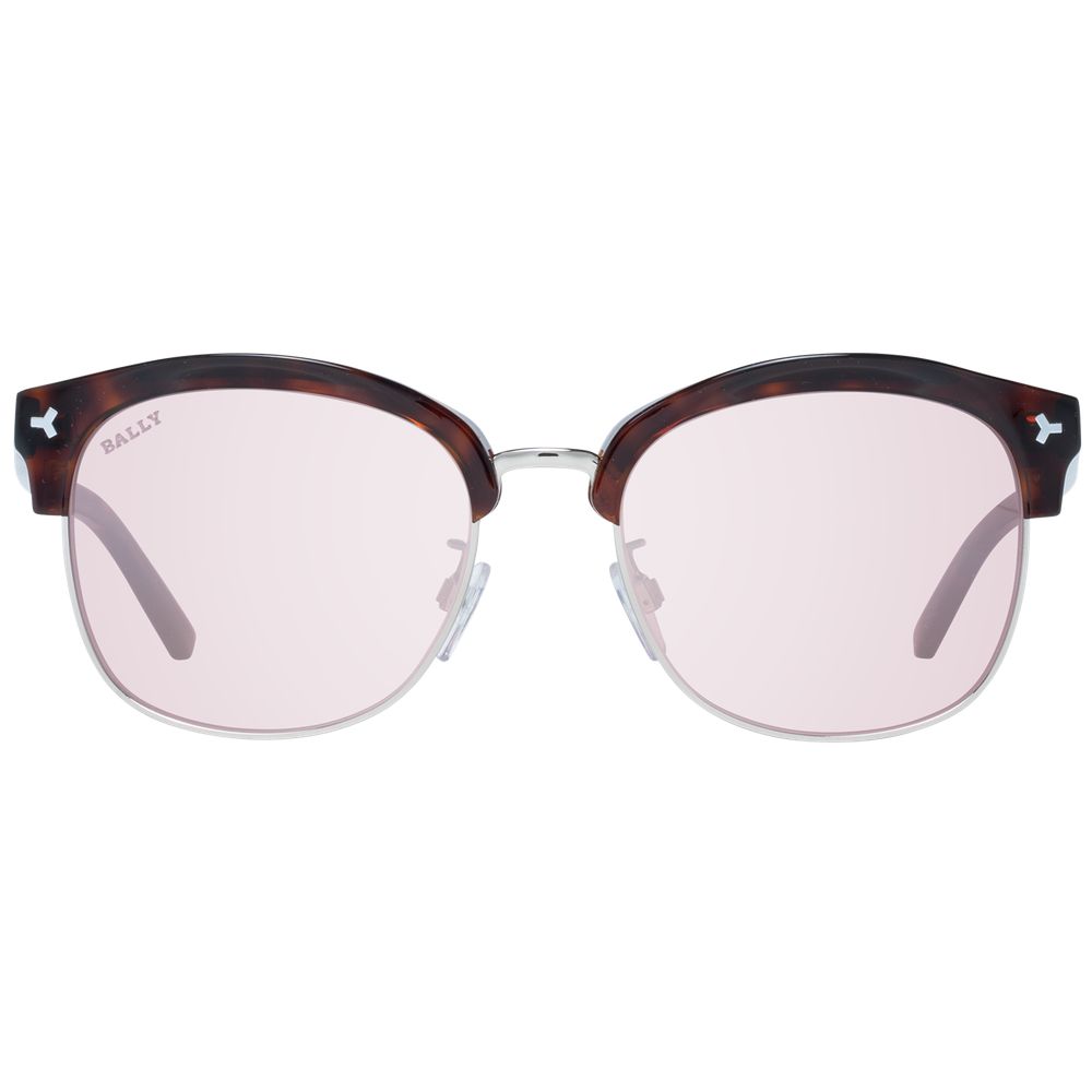Bally Braune Metall- & Kunststoff-Sonnenbrille