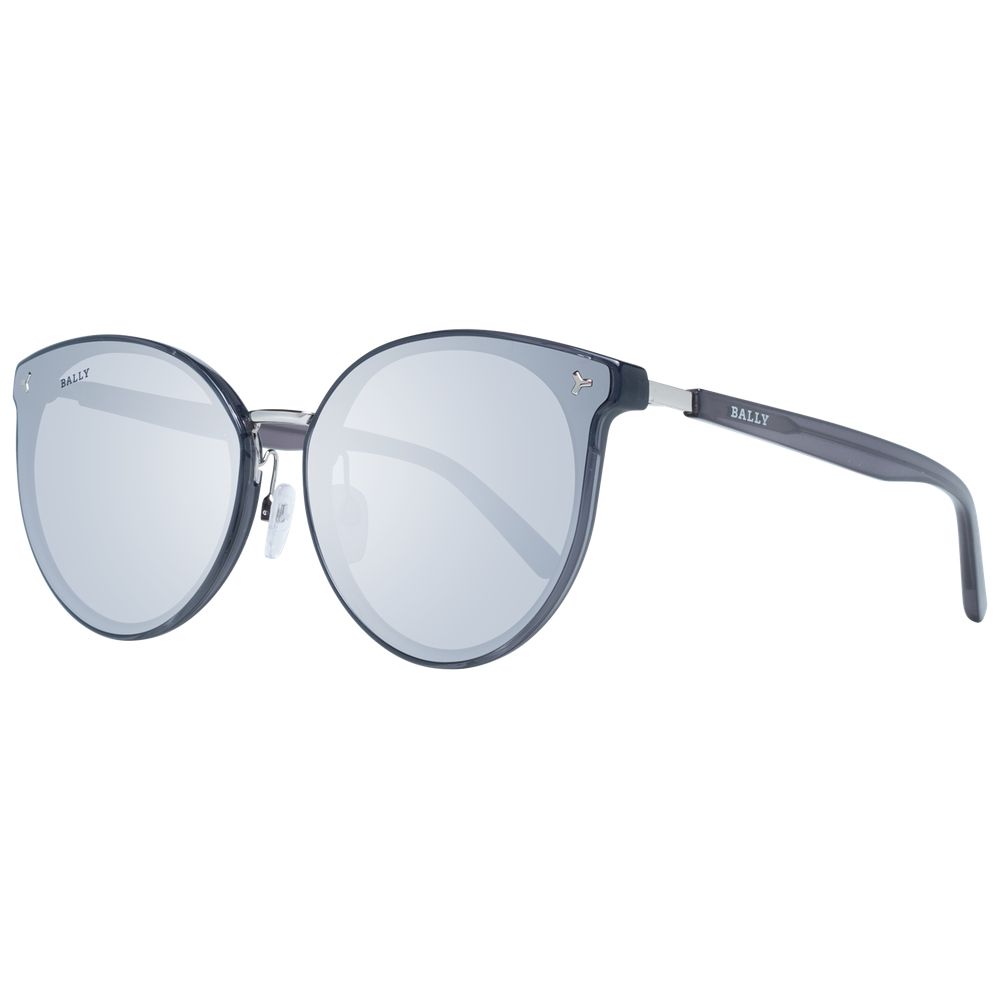 Bally Graue Metall- und Kunststoff-Sonnenbrille