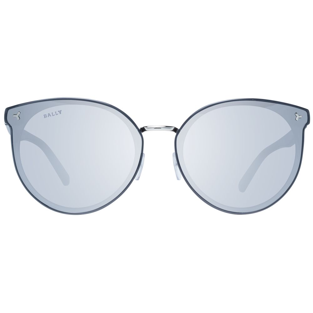 Bally Graue Metall- und Kunststoff-Sonnenbrille