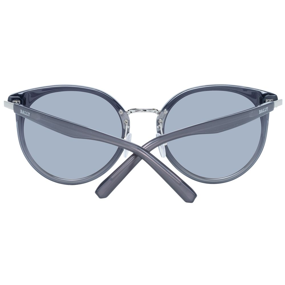 Bally Graue Metall- und Kunststoff-Sonnenbrille