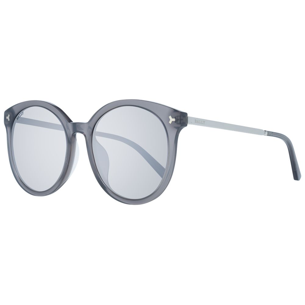 Bally Grau-Metallische Sonnenbrille mit Kunststoff-Details