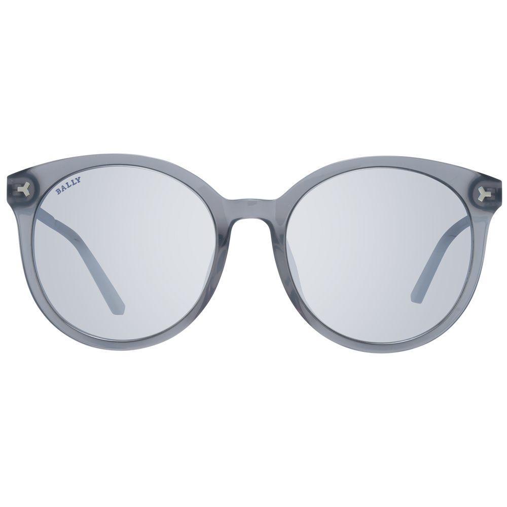 Bally Grau-Metallische Sonnenbrille mit Kunststoff-Details