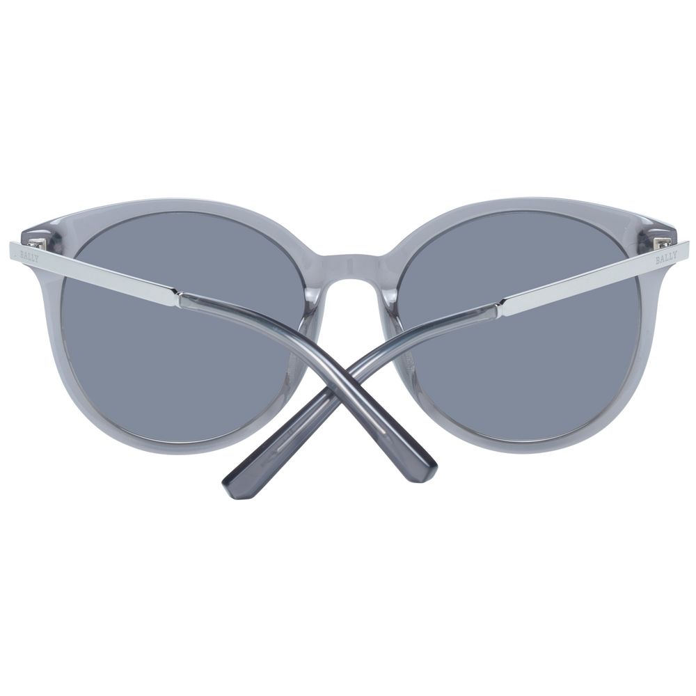 Bally Grau-Metallische Sonnenbrille mit Kunststoff-Details